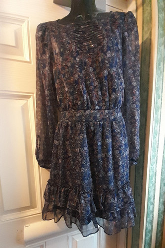 Warehouse blue floral bodycon - warehouse,