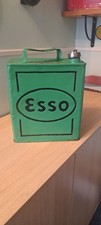 A Real vintage Esso fuel Can with a Brass BP Cap
