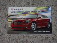 2007 Dodge Magnum SRT8 Wagon Owner Owner's Manual User Guide 6.1L V8  