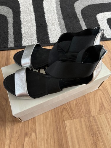Ladies faith silver sandals - ladies,