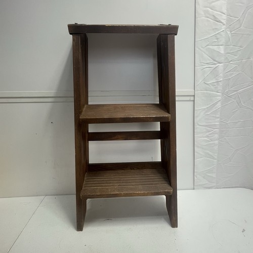 Vintage wooden step - vintage,