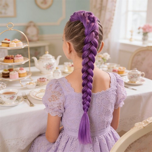 Rumi hair long purple - hair,