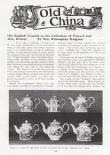 OLD ENGLISH TEAPOTS IN THE