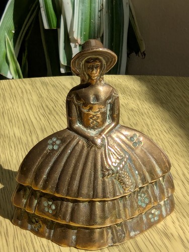 Antique victorian brass bell - antique,