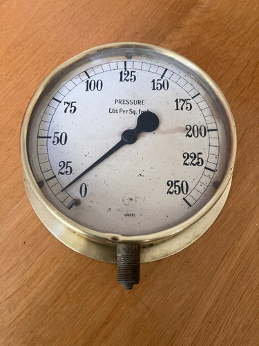 Old vintage pressure gauge - pressure,