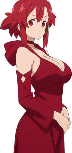 Izetta red dress vinyl car - dress,