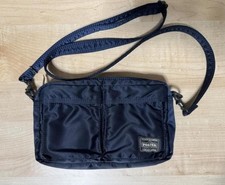 Porter Tanker Sling Bag Mini Travel Shoulder Bag Black Used