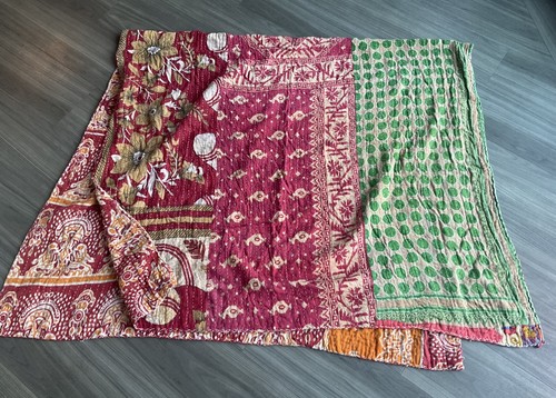 Indian vintage kantha single - indian,