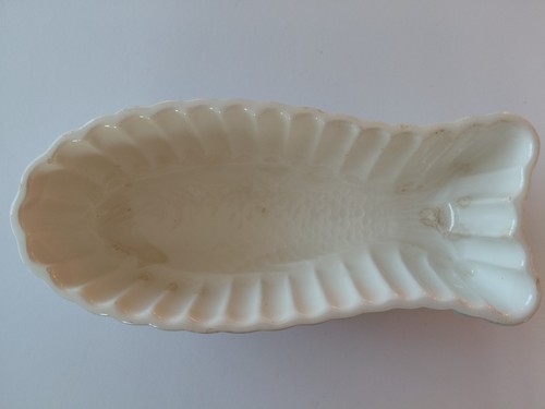 Vintage ceramic fish shaped - vintage,