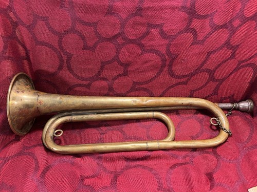 Vtg conn brass bugle - vtg,