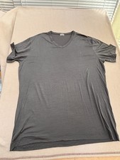 Mens Merino Wool V Neck T