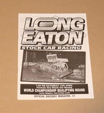 1996 Long Eaton Brisca F1 WCQR & F2 stock car programme, 13 April