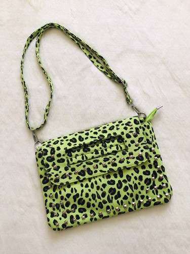 Lime green and black - green, animal