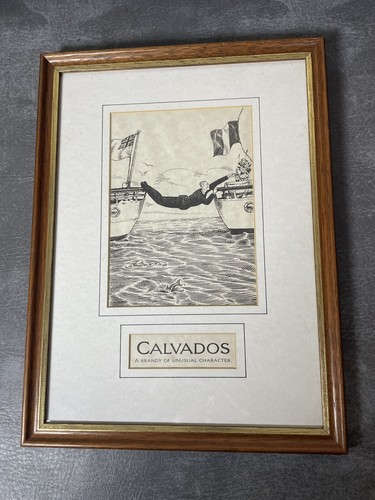 Calvados advertising framed - advertising,