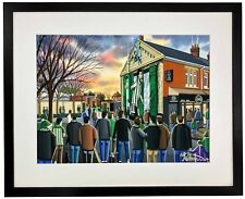 Blyth. Croft Pk Stadium. Spartans Football Club F.C Framed Art Print 20" x 16"