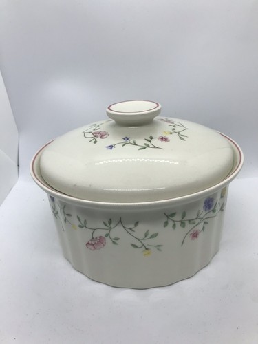 Summer chintz casserole dish - summer,