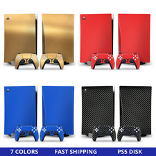UK Carbon Fiber PS5 Disk Skin