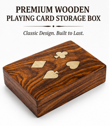 Luxury wooden handmade - handmade, card