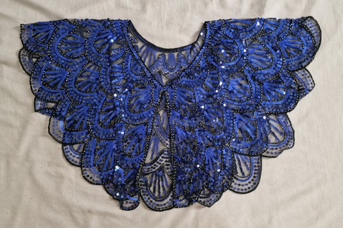 Blue evening cape women 1920s - evening,