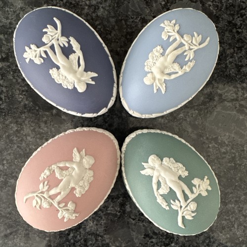 Wedgwood jasperware pink teal - jasperware,