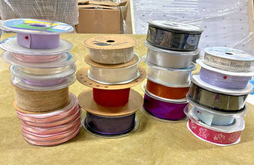 Job lot florist ribbon - lot,