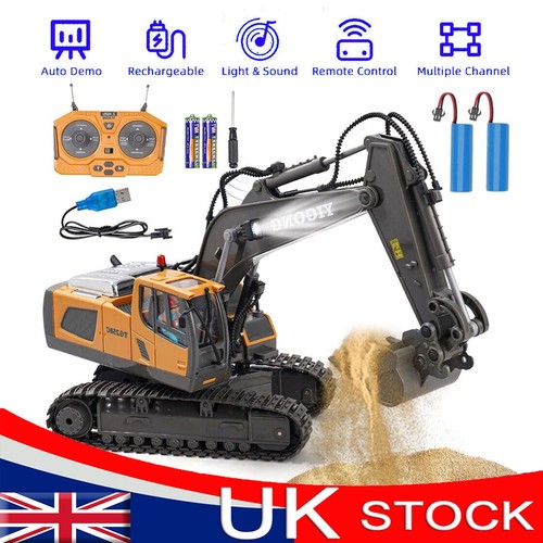 Remote control excavator toy - control,