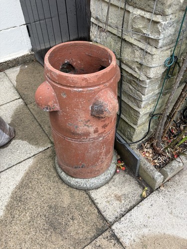 Terracotta chimney pot - terracotta,