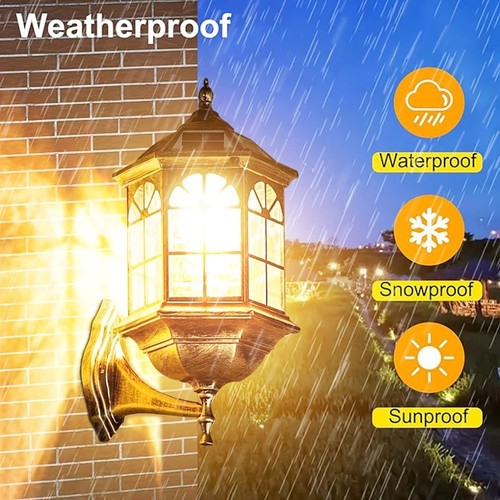Solar wall light outdoor - solar,