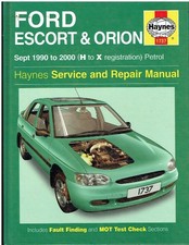 FORD ESCORT Mk5 1.3 1.4 1.6