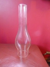 Pyrex Oval  Bulge Oil Lamp Chimney for Duplex Type Lamps