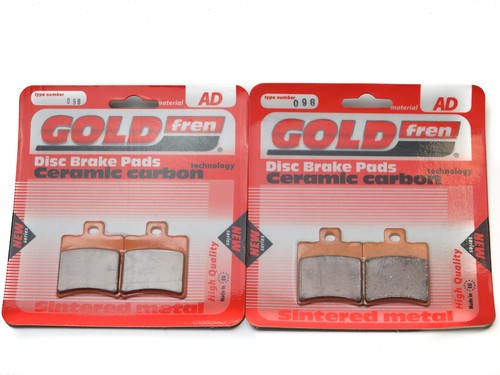 Brake pads front rear - rear, for