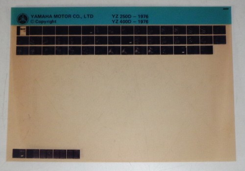Microfich parts catalogue - catalogue, /