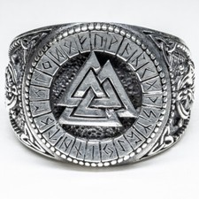 Odin Signet Ring 925 silver