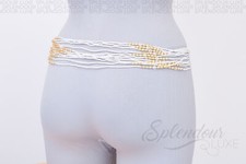 White Waist Beads Cotton
