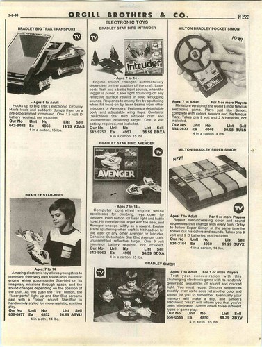 1980 advertisement toy - advertisement, bradley