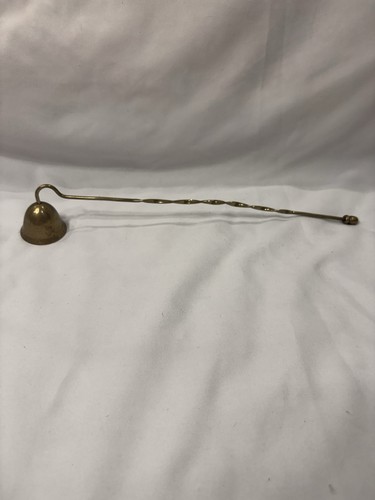 Vintage brass candle snuffer - vintage,