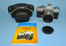 Mid 1970s Praktica LTL3 SLR  with Tessar f/2.8 50mm 'zebra' lens. Fully working.