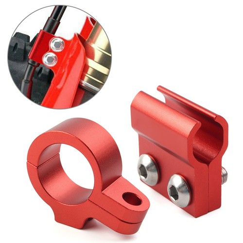 Red cnc front brake - red,