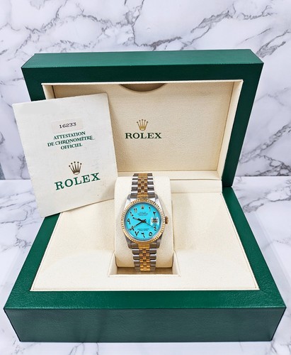 Gents steel gold rolex - gents, &