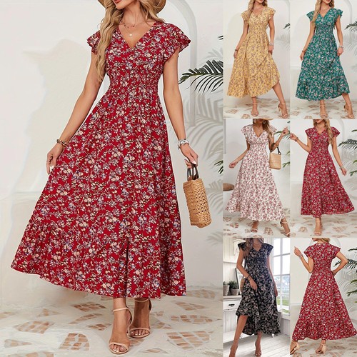 Boho lady neck floral - neck, long