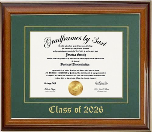 Personalized diploma frame - personalized,