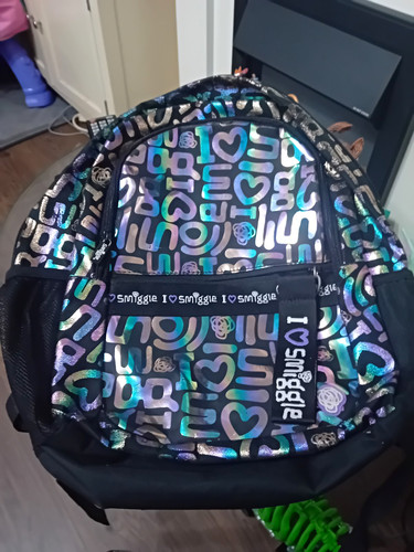 Smiggle heart black - heart,