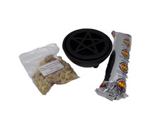 Cast Iron Pentagram Incense