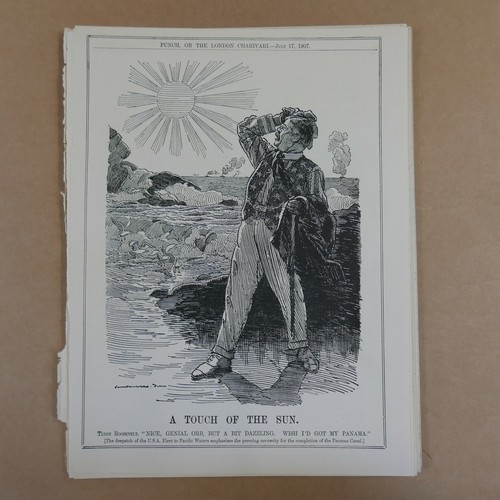 7x10 punch cartoon - 1907, a