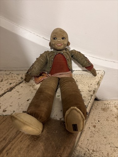 Vintage soft doll - toy, made