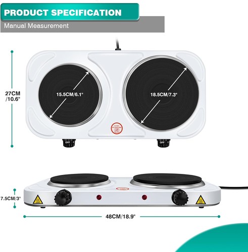 2500w electric cooker - 2500w, hobs