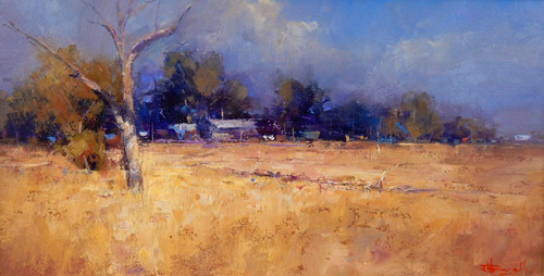 Australian oil painting - oil, on