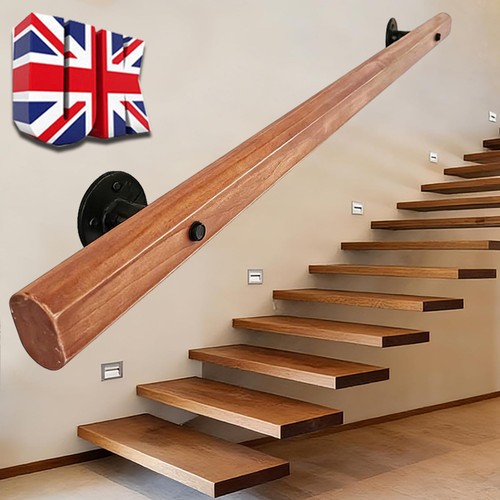 Wooden stair handrail - wooden,
