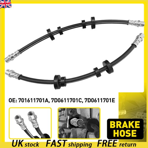 Brake hose pipes line - line, front