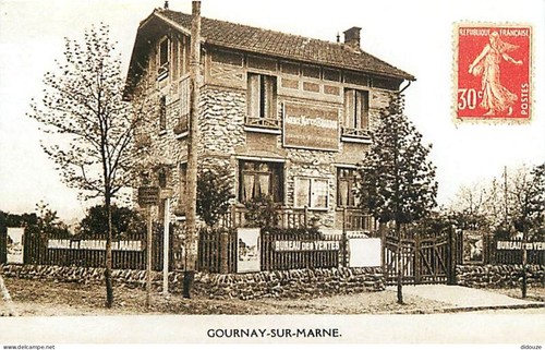 Postcard gournay sur - postcard,